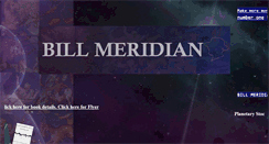 Desktop Screenshot of billmeridian.com